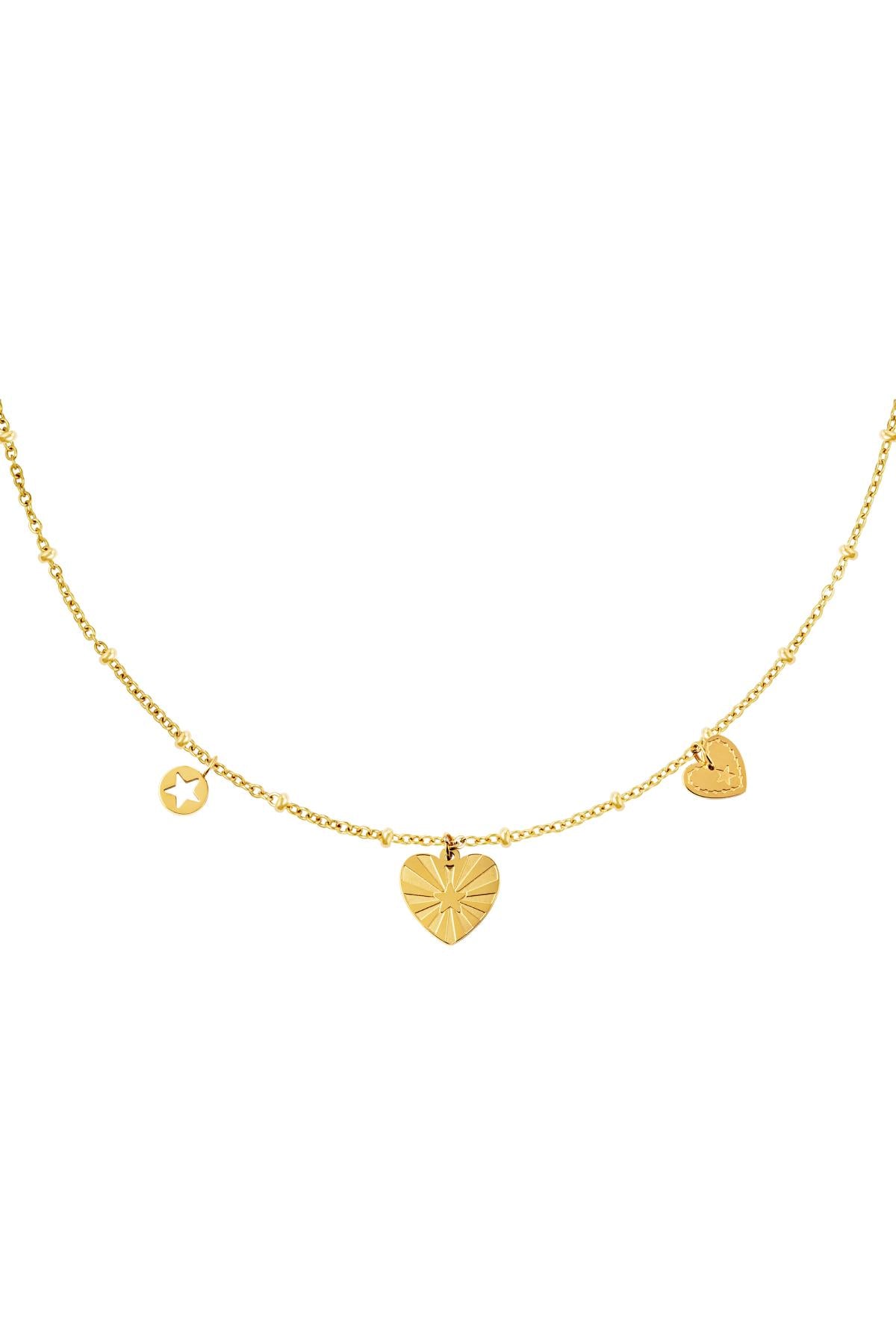 Ketting met bedels goud