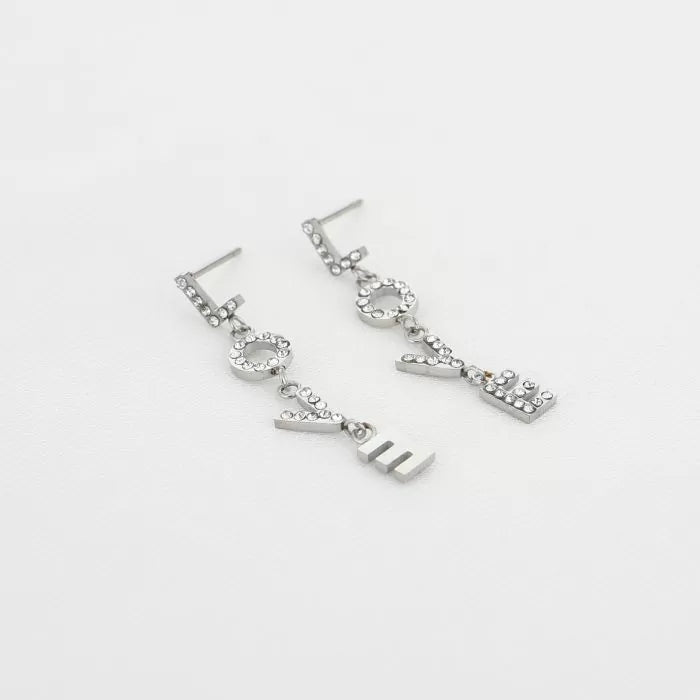 Evi oorbellen zilver