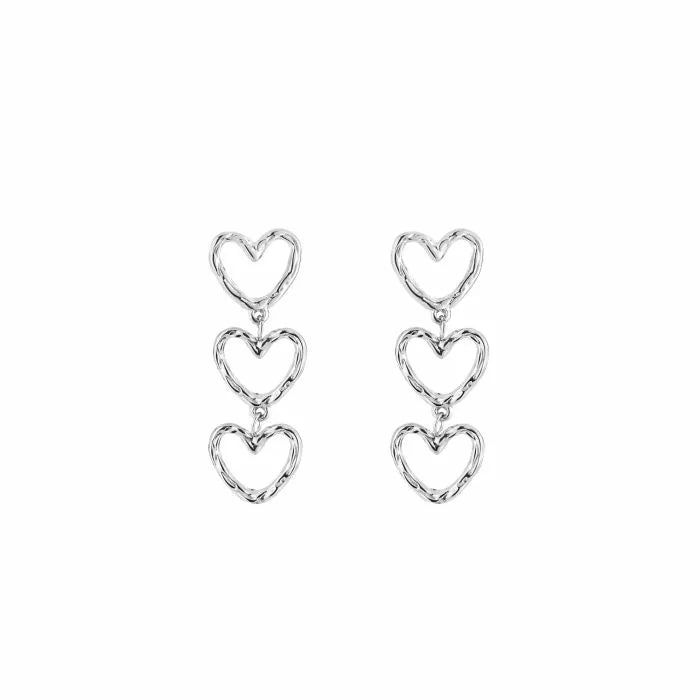 Zoë oorbellen zilver