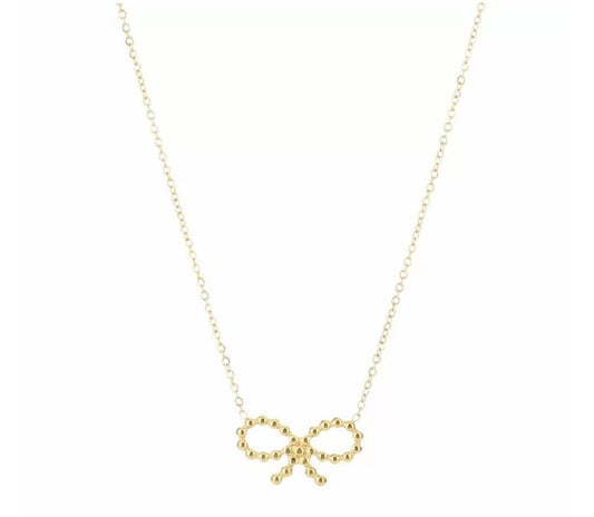 Strik ketting goud