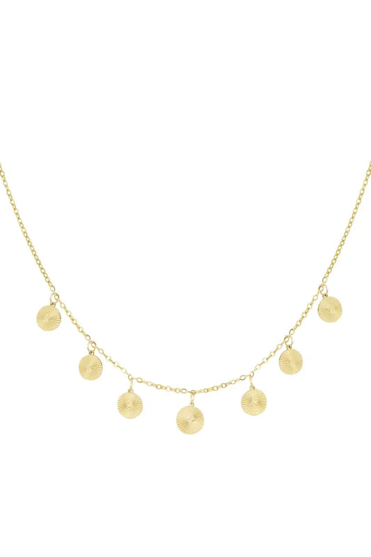 Ketting coins goud