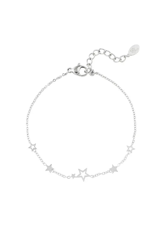 Armband sterren zilver