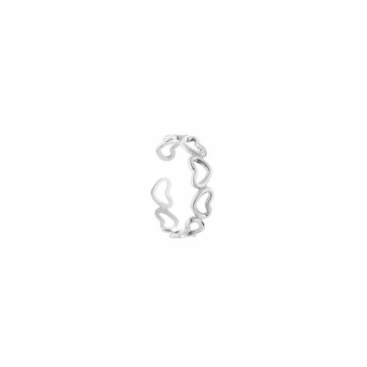 Demi ring zilver